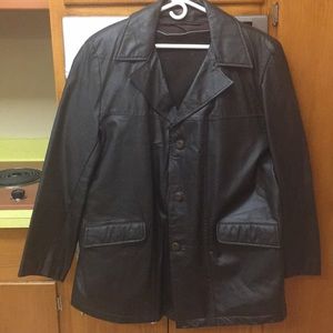 Leather Jacket with removable liner